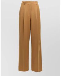 Thelatest - Axel Pants Wide Leg Pleated Front - Lyst