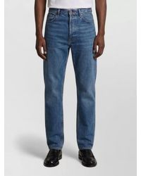 Celine - Mid-Rise Straight-Leg Denim Jeans - Lyst