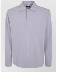 Herno - Functional Shirt Jacket Front Pockets Style - Lyst