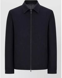 BOSS - Virgin Wool Single-Breasted Coat - Lyst