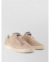 Golden Goose - Leather Lace-Up Sneakers - Lyst