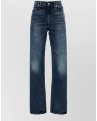 Our Legacy - Denim Trousers Belt Loops Faded Effect - Lyst