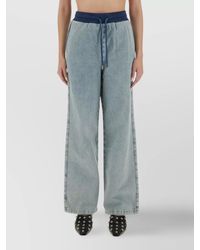 Moschino - Drawstring Waistband Trousers - Lyst