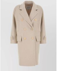 Max Mara - Cashmere Virgin Wool Double-Breasted Coat - Lyst