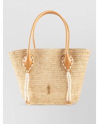 Christian Louboutin - Venus Large Raffia Beach Bag - Lyst