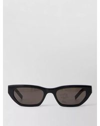 Saint Laurent - Sunglasses Dark Lenses Rectangular Frame Thick Temples - Lyst