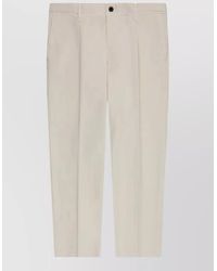 Incotex - Trousers Pleated Front Belt Loops Pockets - Lyst