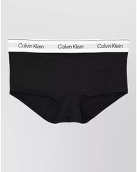 Calvin Klein - Low Rise Everyday Stretch Boyshort Brief - Lyst