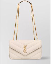 Saint Laurent - Loulou Small Leather Quilted Shoulder Bag - Lyst