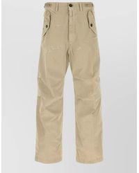 DSquared² - Cotton Trousers Tailored Style Belt Loops - Lyst
