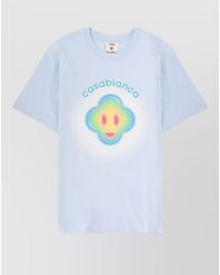 CASABLANCA - Graphic Crew Neck T-Shirt - Lyst