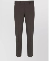 PT Torino - Virgin Wool Straight-Leg Tailored Trousers - Lyst