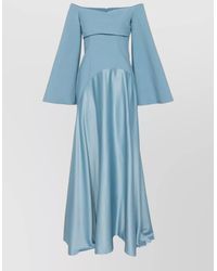 Solace London - Rina Maxi Dress Off Shoulder Design - Lyst