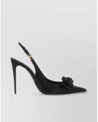 Dolce & Gabbana - Satin Slingback Pumps - Lyst