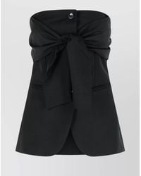 Max Mara - Virgin Wool Bustier Top - Lyst
