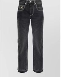 Isabel Marant - Cotton Straight-Leg Trousers - Lyst