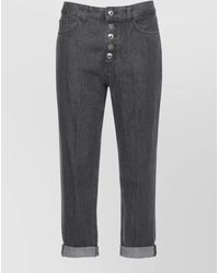 Dondup - Straight-Leg Cropped Jeans - Lyst