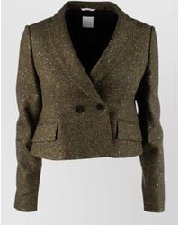 Dior - Cropped Sequin Jacket And Waistcoat Tailoring - Lyst