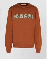 Marni - Virgin Wool Crewneck Sweater - Lyst