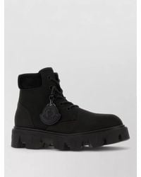 Moncler - Leather Ankle Boots - Lyst