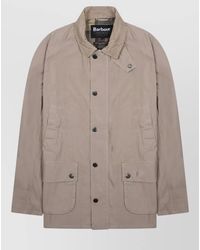 Barbour - Cotton Single-Breasted Coat - Lyst