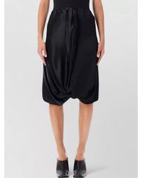 7 For All Mankind - Satin Strapless Draped Mini Dress - Lyst