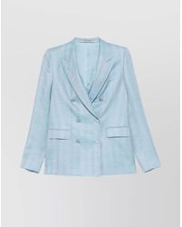 Tagliatore - Vent Jacket Lapels Pockets Cuffs - Lyst