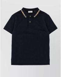 Burberry - Cotton Piqué Short-Sleeve Polo Shirt - Lyst