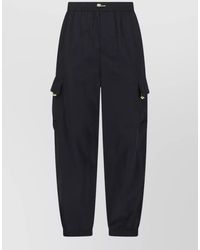 Fendi - Straight Trousers Elastic Waistband Cargo Pockets - Lyst