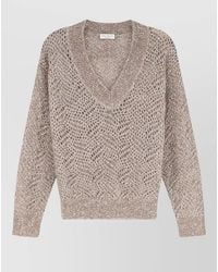 Brunello Cucinelli - Cashmere Crewneck Long-Sleeve Sweatshirt - Lyst