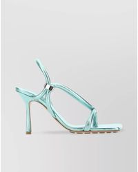 Bottega Veneta - Stretch Sandals With Strappy Design And Stiletto Heel - Lyst