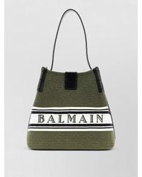 Balmain - Release Bucket Bag Top Handle Shoulder Strap - Lyst