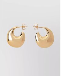 Saint Laurent - Logo-Engraved Drop Earrings - Lyst