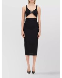 Moschino - Slim-Fit Midi Dress - Lyst