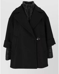 Fay - Wool Blend Single Breasted Coat - Lyst