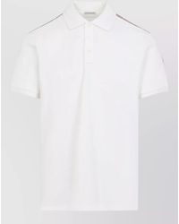 Moncler - Cotton Short-Sleeve Polo Shirt - Lyst