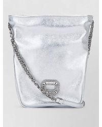 Roger Vivier - Leather Shoulder Bag - Lyst