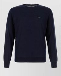 Prada - Wool Crew Neck Sweater Long Sleeves - Lyst