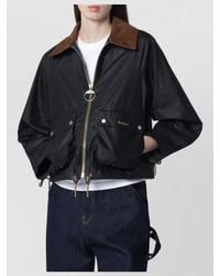 Barbour - Jacket Contrast Collar Adjustable Cuffs Pockets - Lyst