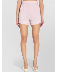 Max Mara - Wool Mohair Silk Tailored Shorts - Lyst