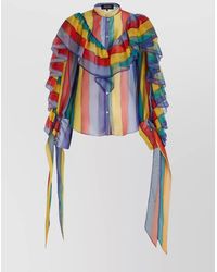 Rochas - Ruffled Blouse - Lyst