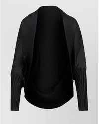 Max Mara - Draped Tech Fabric Shrug With Ribbed Texture - Lyst
