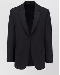 Balenciaga - Wool Modal Oversized Single-Breasted Blazer - Lyst
