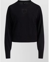 Pinko - Crew Neck Sweater Raglan Sleeves Ribbed Cuffs - Lyst
