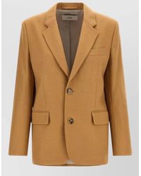 Ami Paris - Wool Blazer Single Breasted Notch Lapel - Lyst