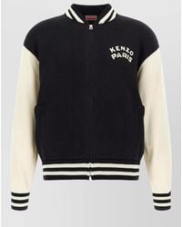 KENZO - Ribbed Varsity Bomber Jacket - Lyst