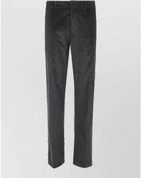 Etro - Cotton Straight-Leg Trousers - Lyst