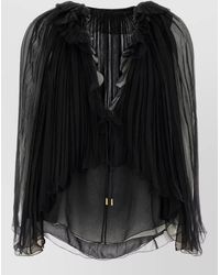 Alberta Ferretti - Silk Blazer - Lyst