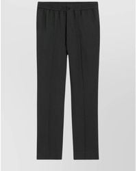 Ami Paris - Wool Straight-Leg Trousers - Lyst