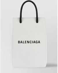 Balenciaga - Shopping Leather Phone Case - Lyst